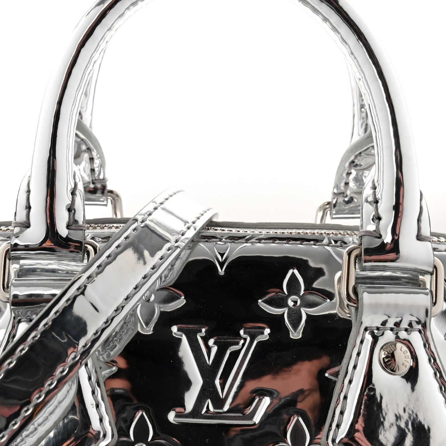 Monogram Miroir Speedy Bandouliere 20 Silver