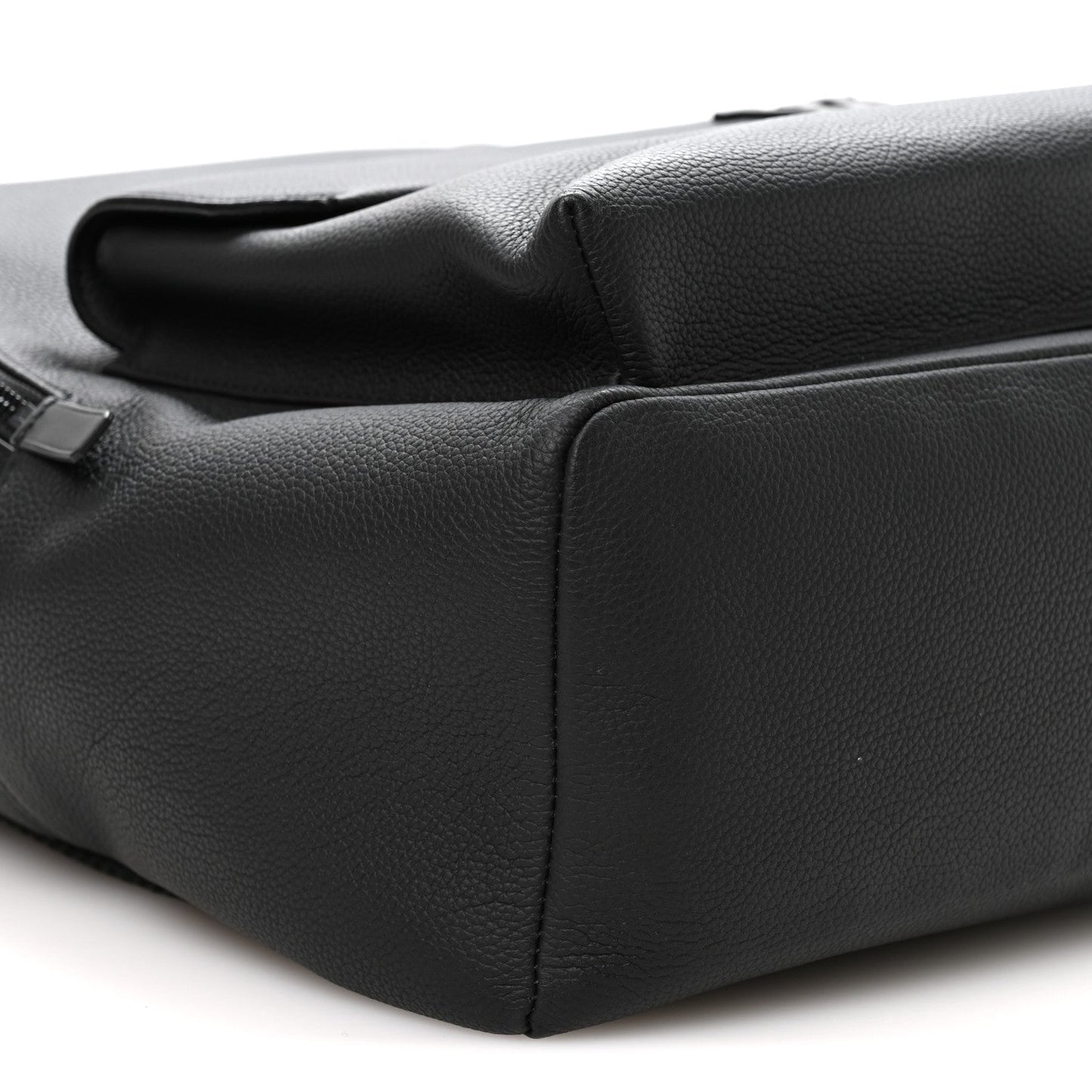 Grained Calfskin Aerogram Takeoff Backpack Black