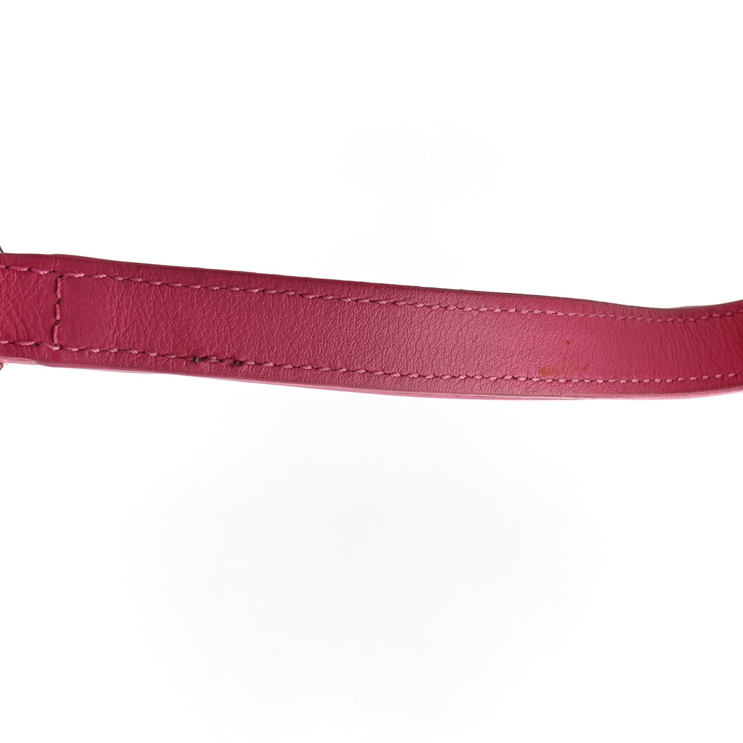 Patent Round As Earth Evening Bag Pink