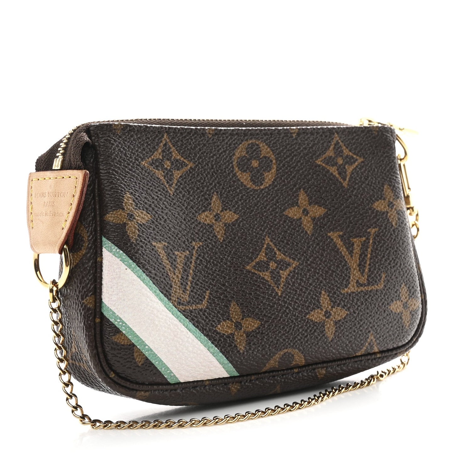 Monogram My LV Heritage Mini Pochette Accessories Ivory Vert Clair