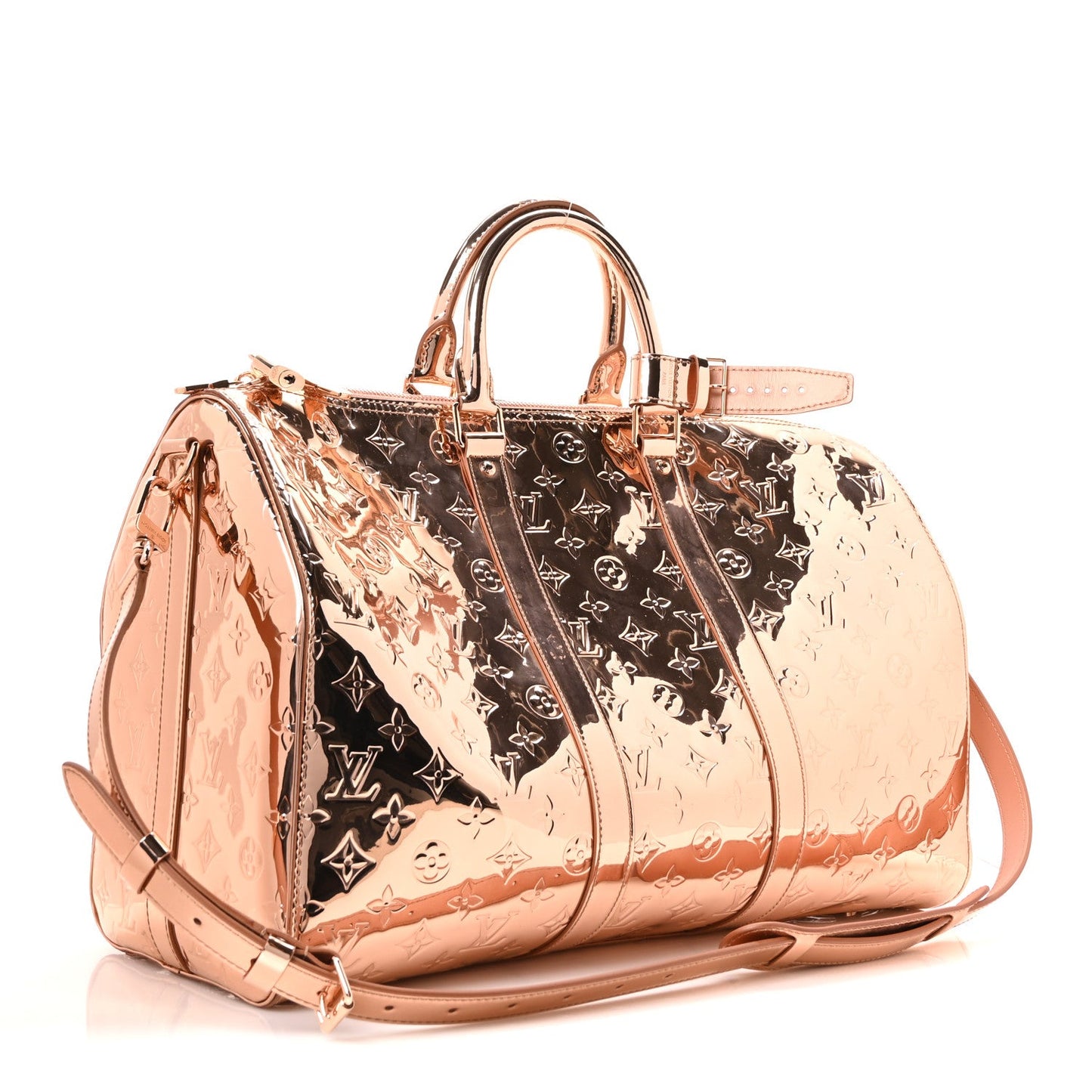 Monogram Mirror Keepall Bandouliere 45 Copper