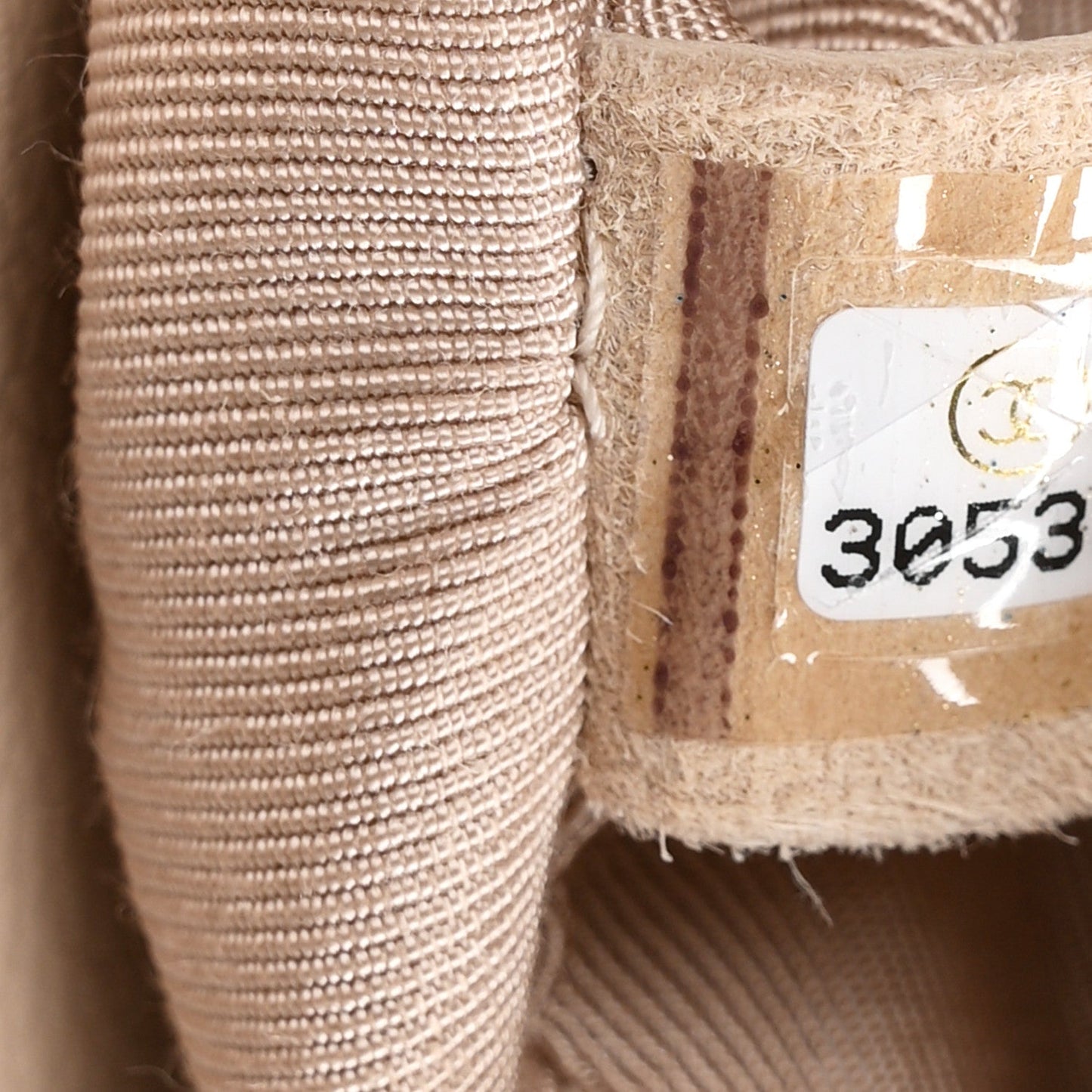 Goatskin Quilted Large Chanel 19 Flap Beige