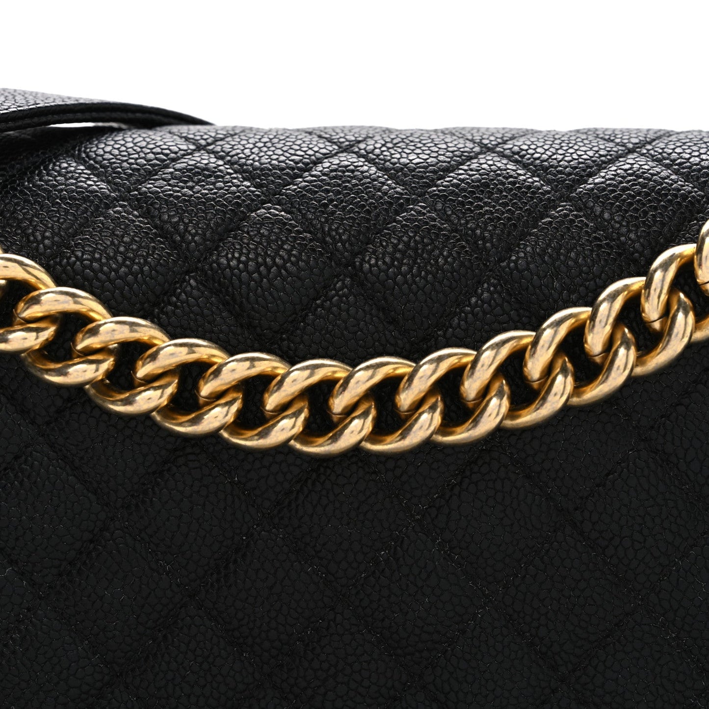 Caviar Quilted New Medium Boy Flap Black