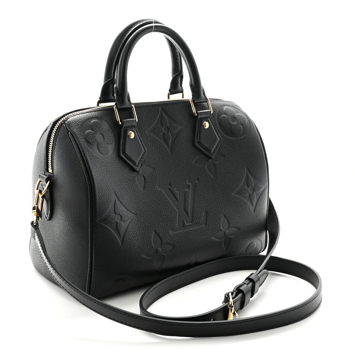 Empreinte Monogram Giant Speedy Bandouliere 25 Black