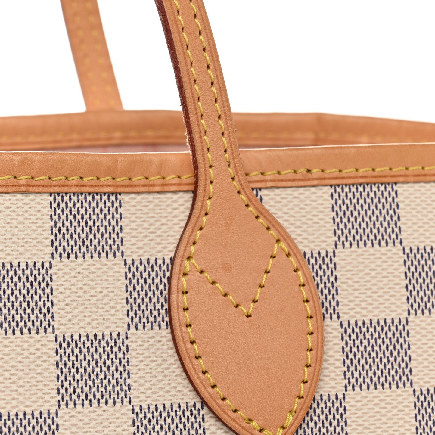 Damier Azur Neo Neverfull MM Rose Ballerine