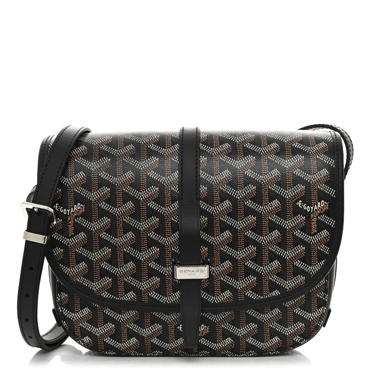 Goyardine Belvedere II PM Messenger Bag Black