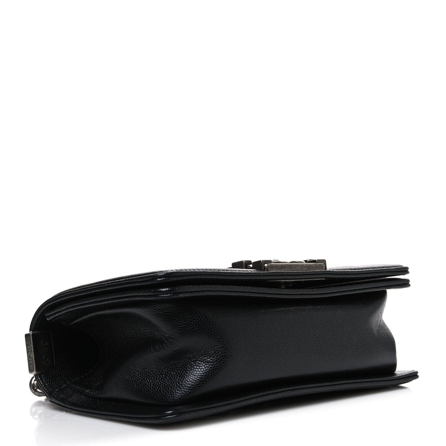 Caviar Quilted Small Boy Flap Black