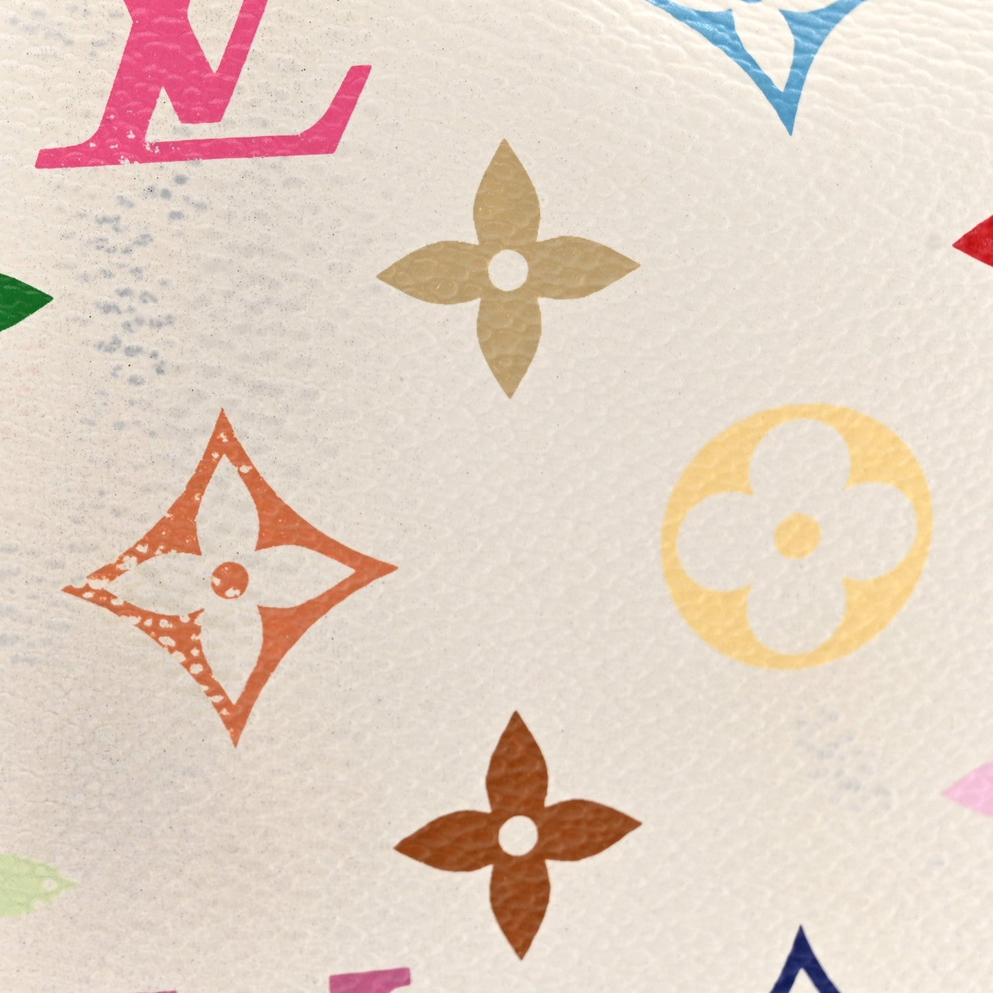 Monogram Multicolor Petit Noe White