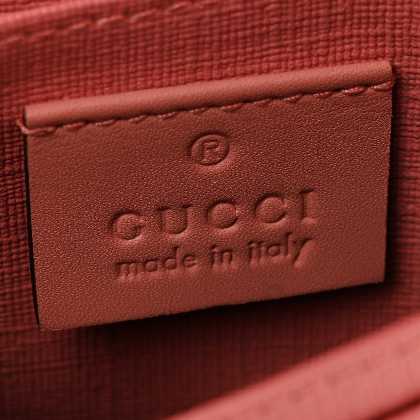 GG Supreme Monogram Face Embroidered Card Case Wallet Pink