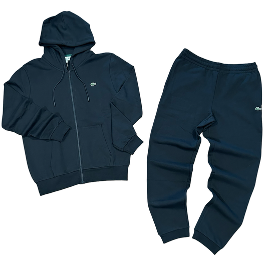 LACOSTE FUll ZIP HOODED CLASSIC SWEATSUIT Men’s -BLACK-031