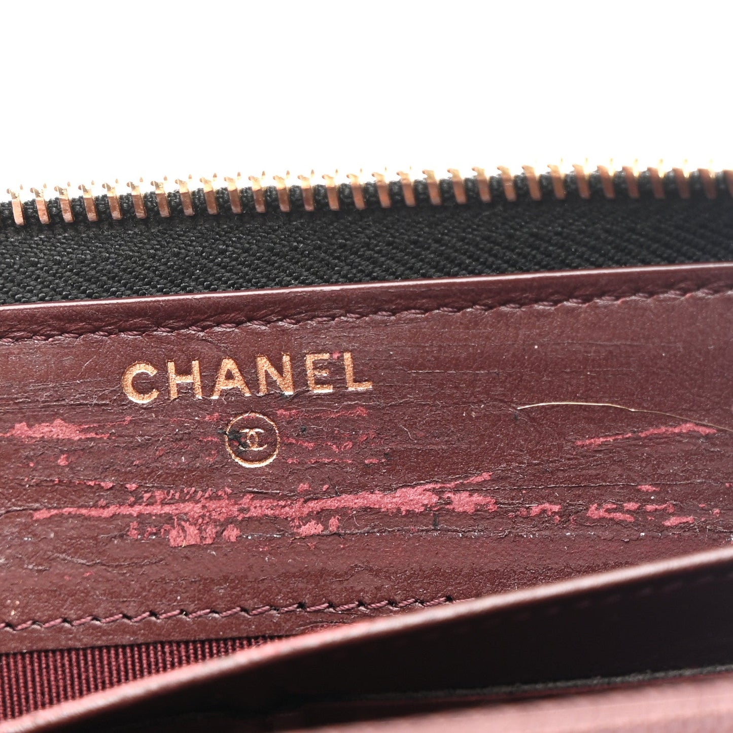 Caviar Quilted Large Gusset Zip Around Wallet Black