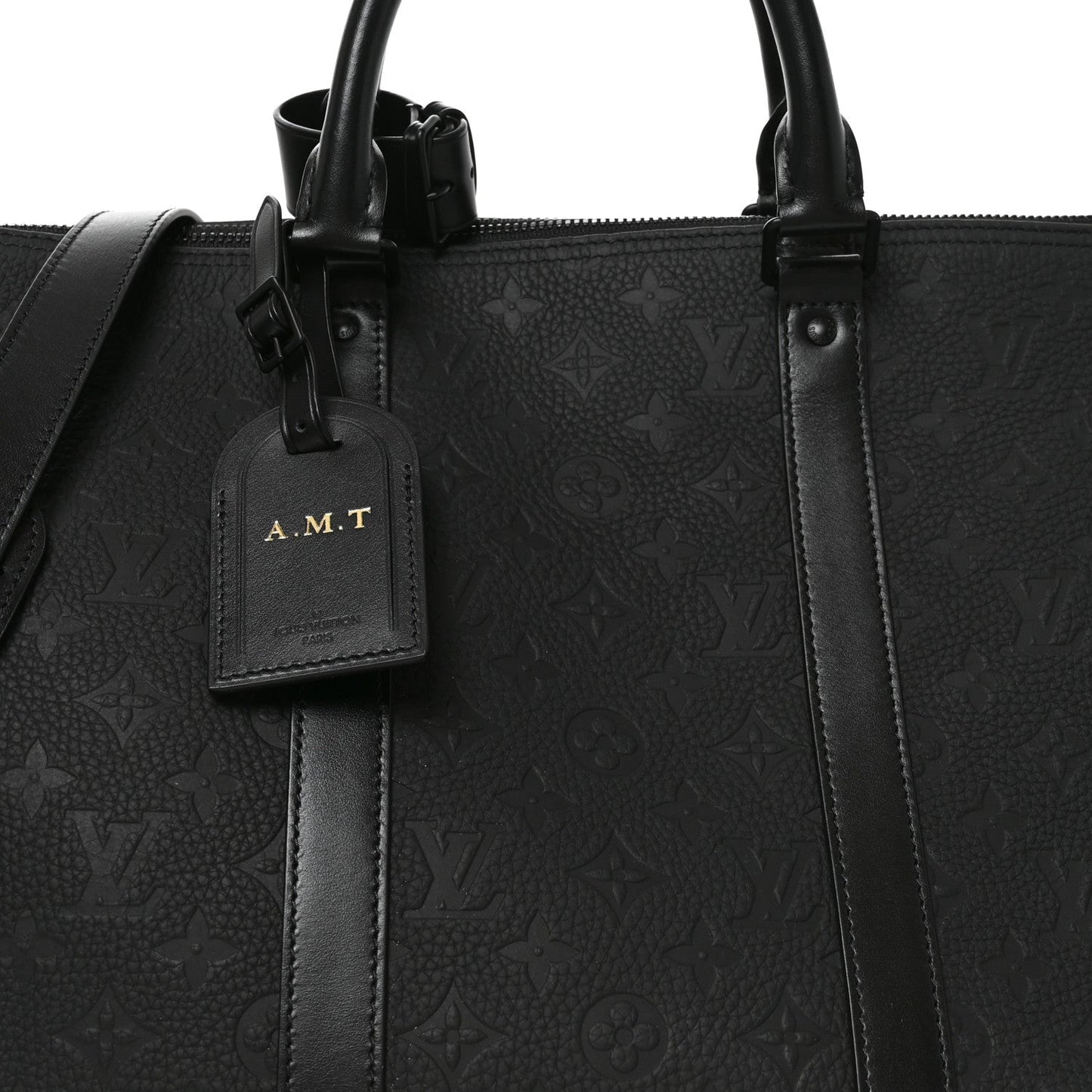 Taurillon Monogram Keepall Bandouliere 50 Black