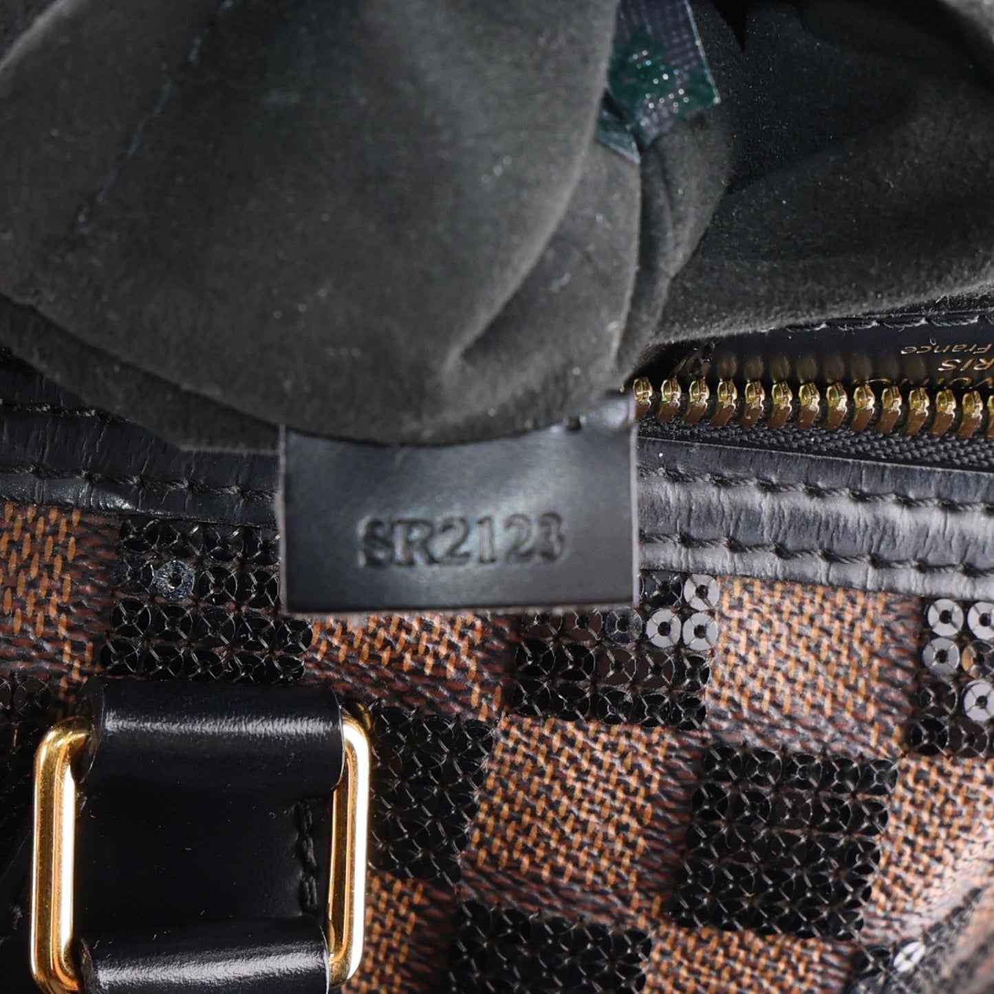 Damier Paillettes Speedy 30 Black