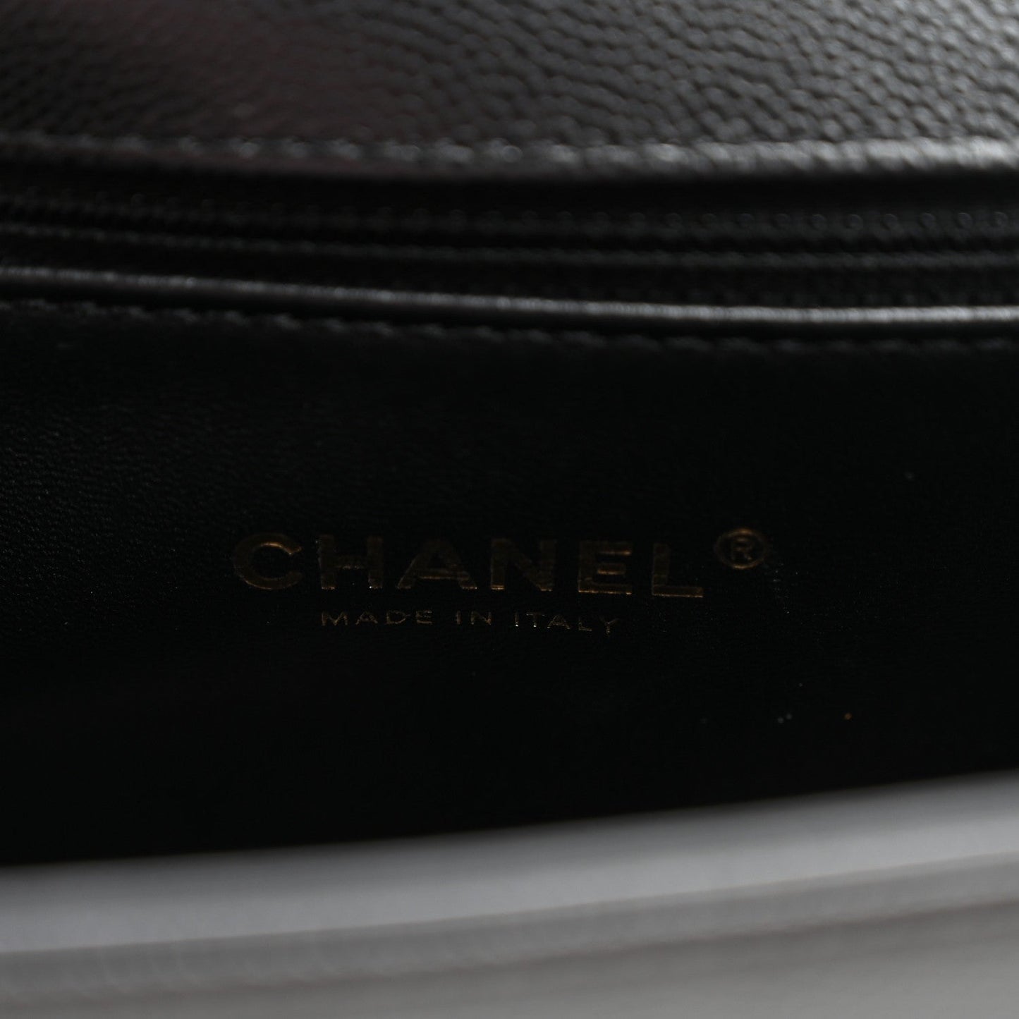 Lambskin Quilted New Medium Boy Flap Black