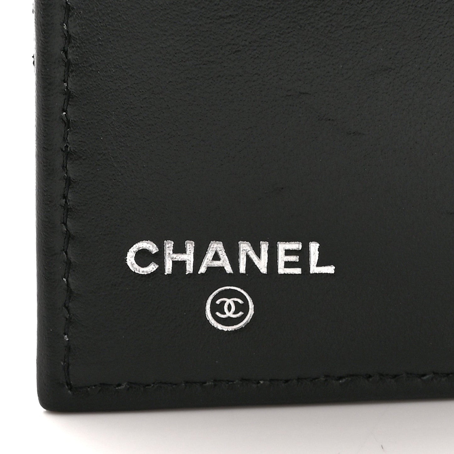 Caviar Quilted Coco Chanel CC Medium Flap Wallet Black