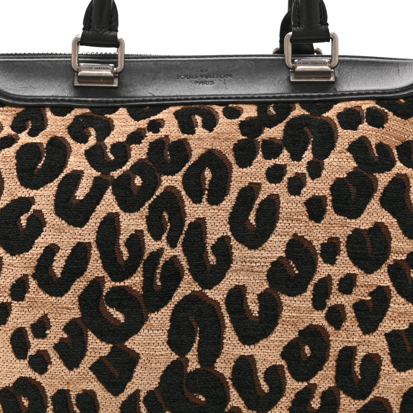 Jacquard Velvet Leopard Print Stephen Sprouse Speedy