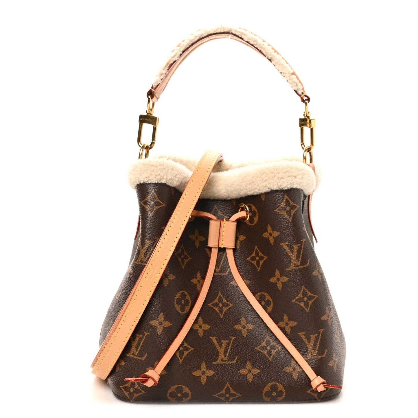 Monogram Shearling Cozygram Neonoe BB