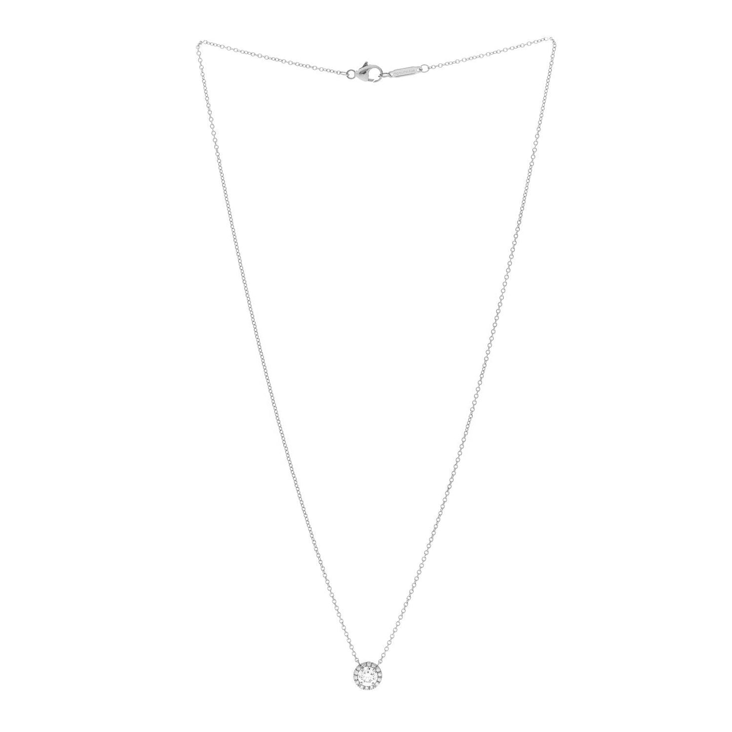 Platinum Diamond .41ct Soleste Pendant Necklace
