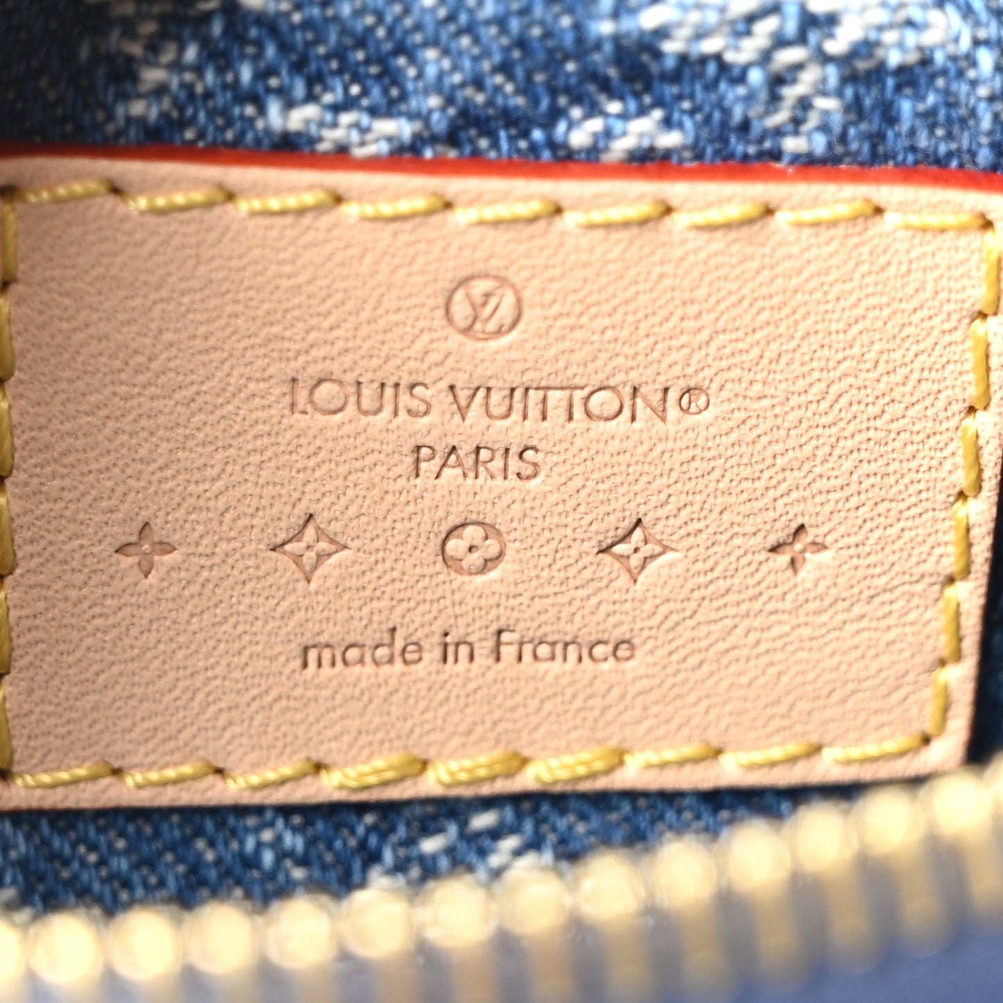 Monogram Denim Nano Speedy Blue