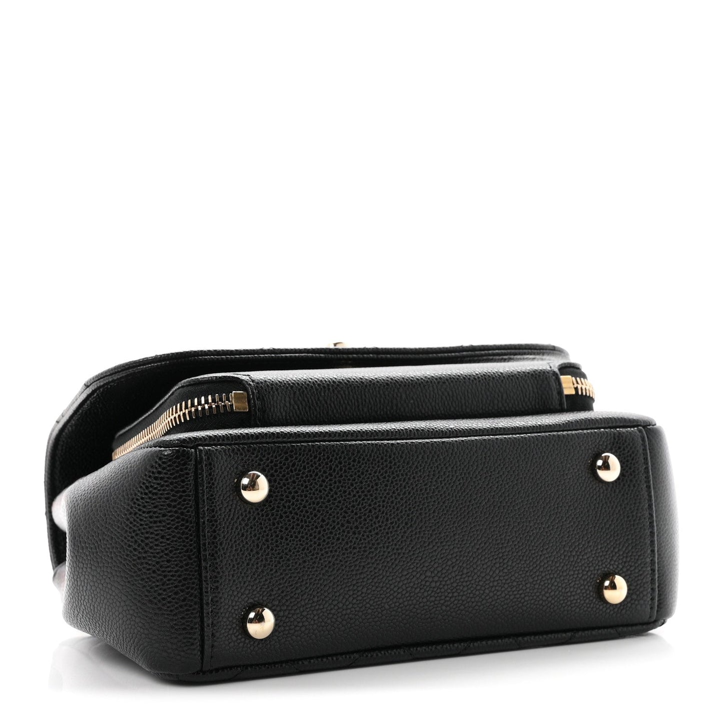 Caviar Quilted Small Business Affinity Flap Black