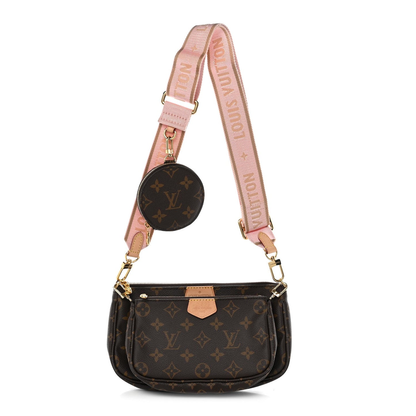Monogram Multi Pochette Accessories Rose Clair