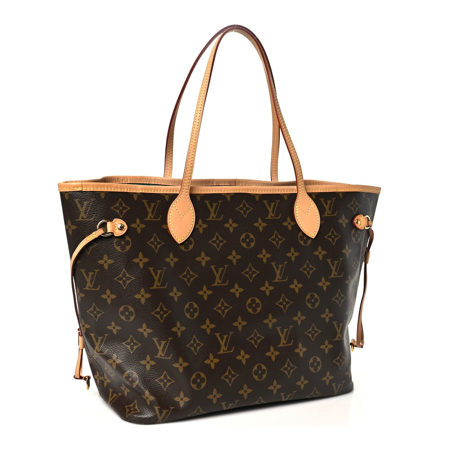 Monogram V Neverfull MM Turquoise