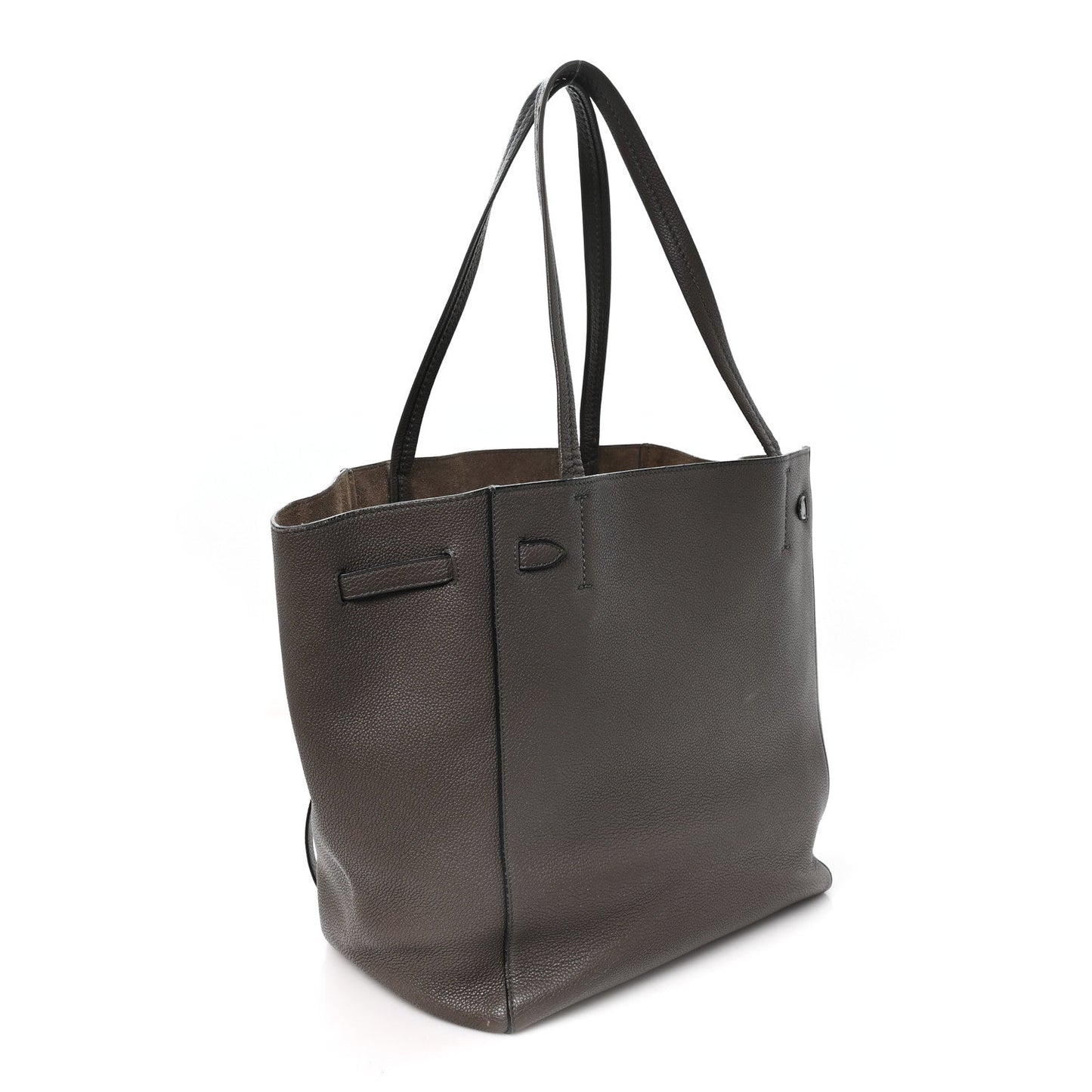 Soft Grained Calfskin Small Belt Cabas Phantom Taupe