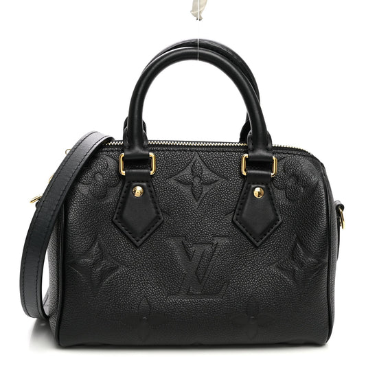 Empreinte Monogram Giant Speedy Bandouliere 20 Black