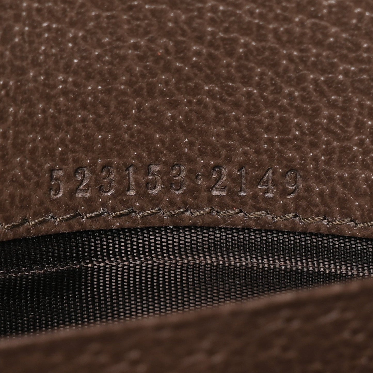 GG Supreme Monogram Web Ophidia Continental Wallet Brown