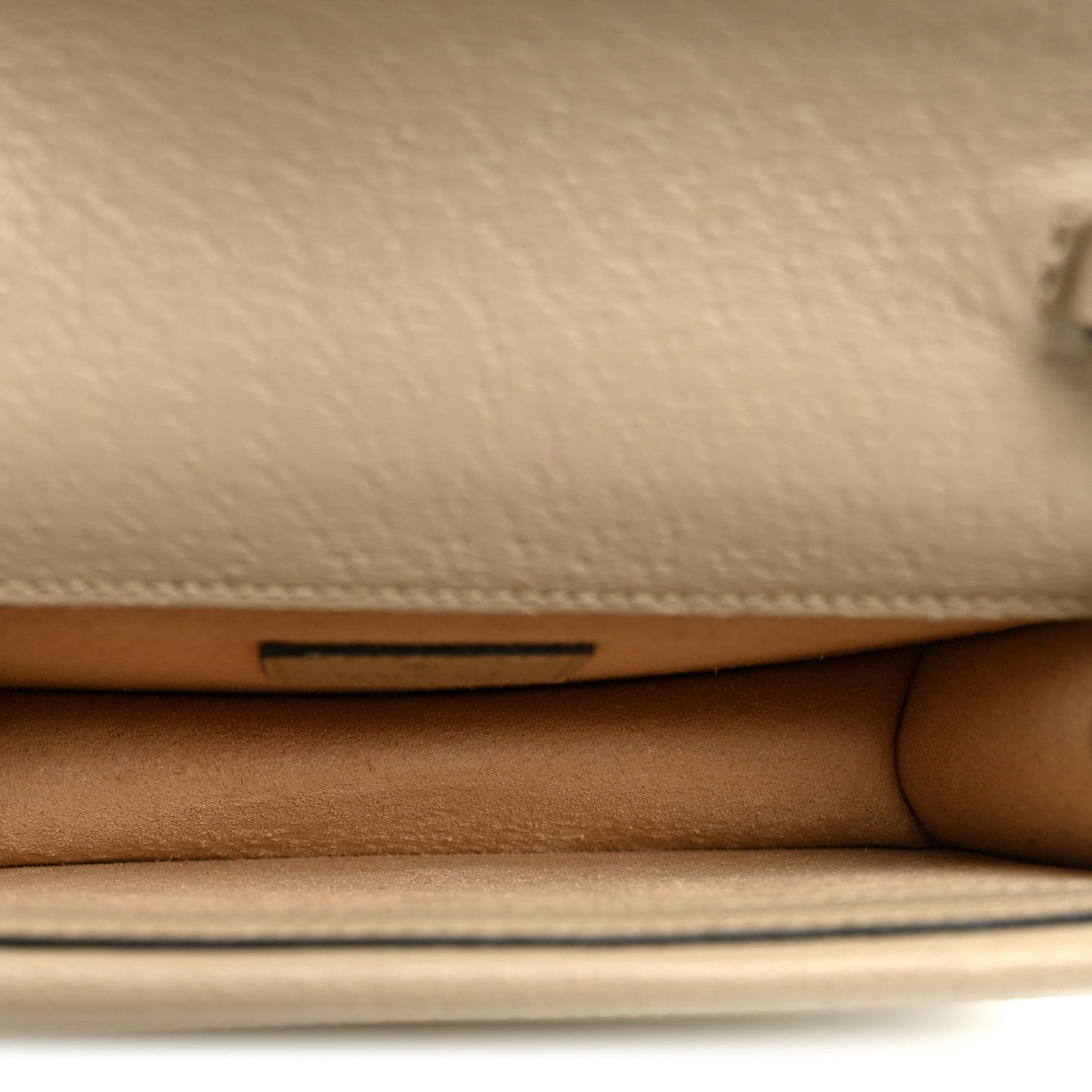 GG Supreme Monogram Textured Dollar Calfskin Super Mini Dionysus Shoulder Bag Beige Mystic White Oatmeal