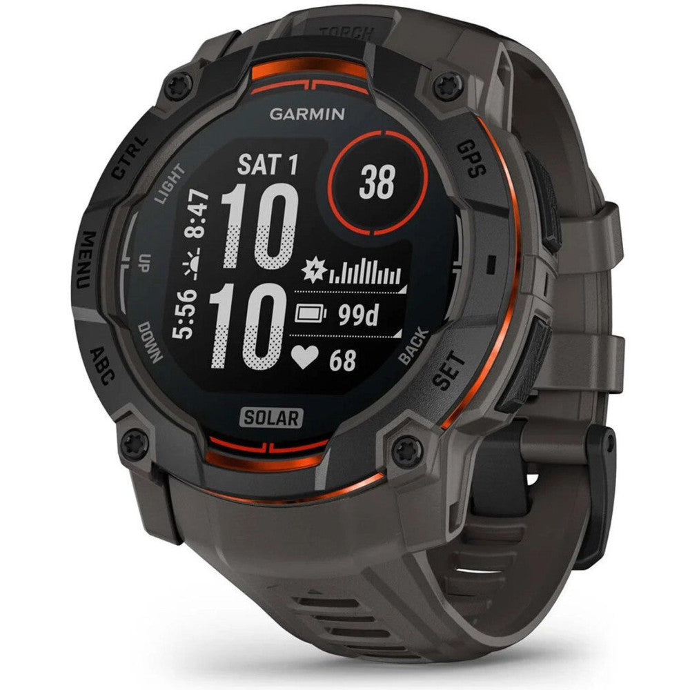 Garmin 010-02935-00 Instinct® 3 – 50 mm, Solar Quartz Men's Watch