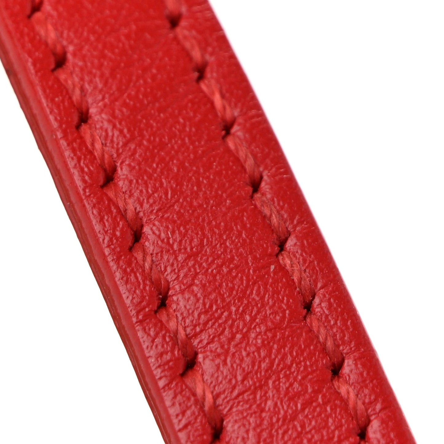 X UF Tufted Monogram Pochette Accessories Black Red