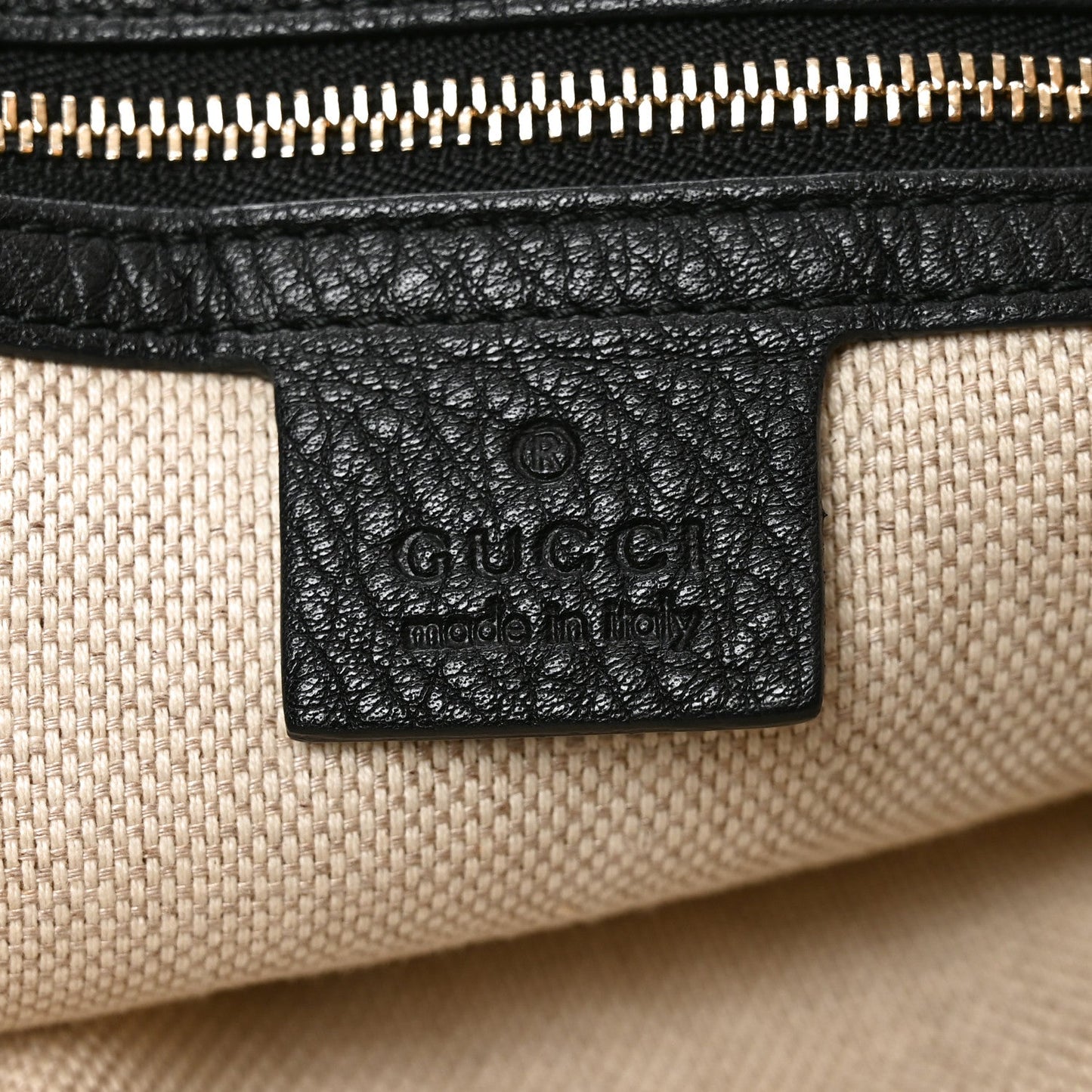 Pebbled Calfskin Medium Soho Shoulder Bag Black