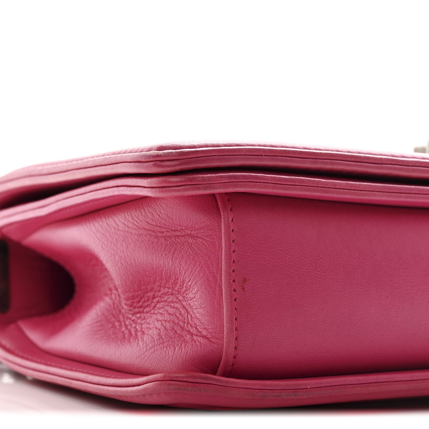 Galuchat Stingray Medium Boy Flap Pink