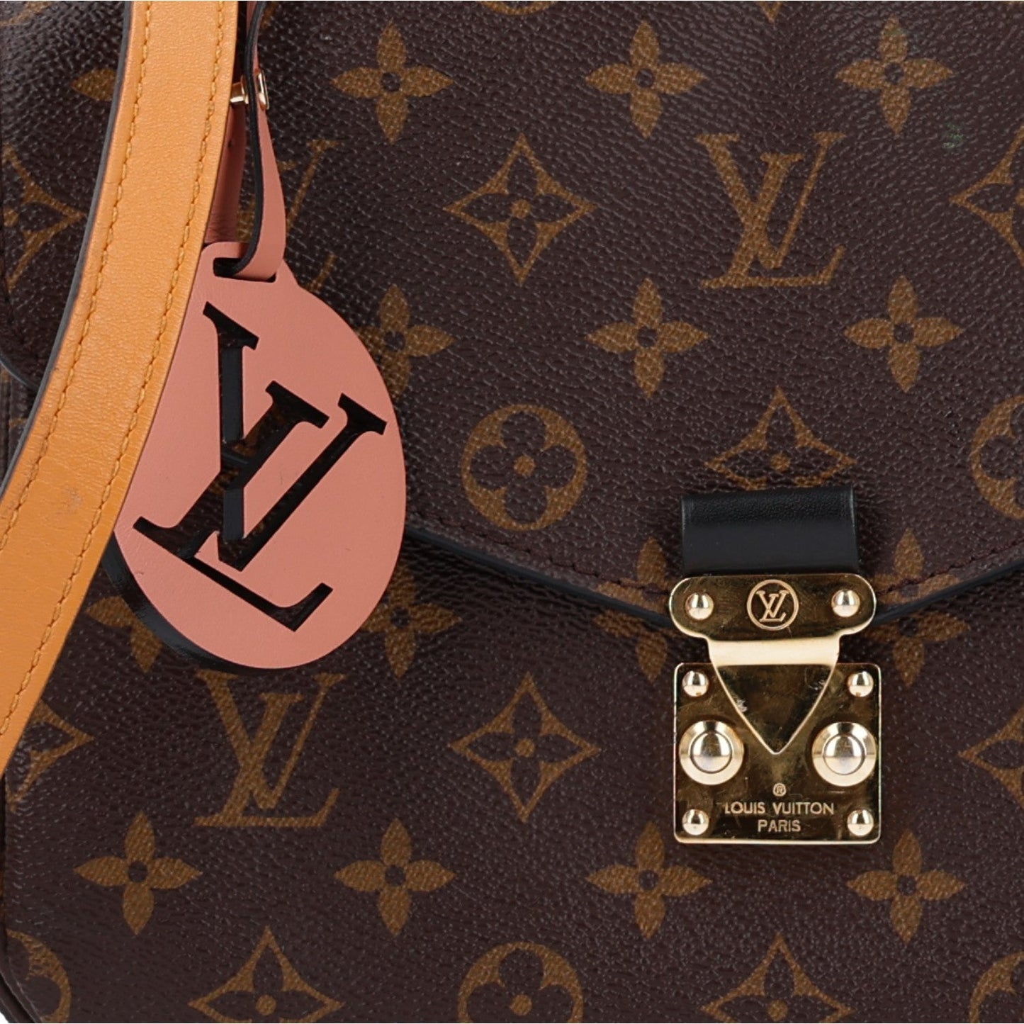 Monogram Braided Pochette Metis Coquelicot