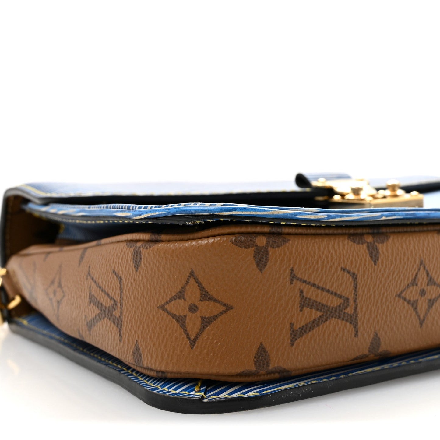 Epi Reverse Monogram Pochette Metis Denim Light
