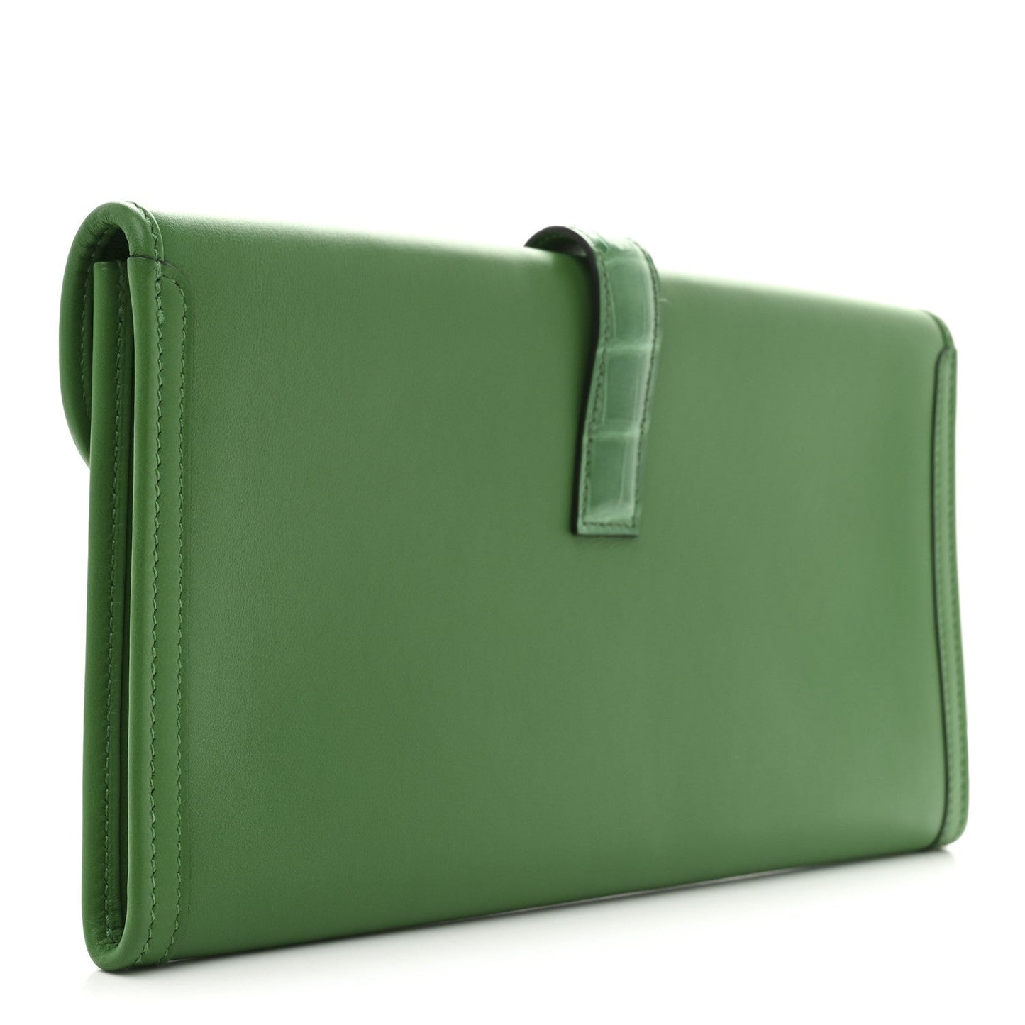 Swift Shiny Alligator Jige Elan Touch 29 Clutch Bambou