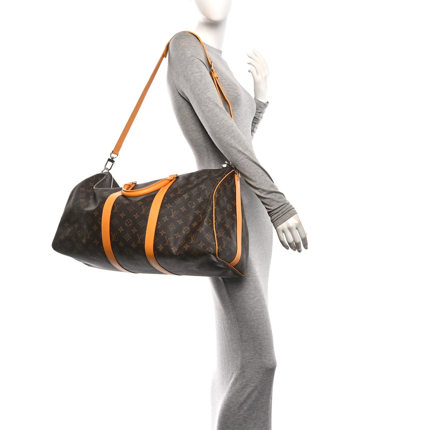 Monogram Macassar Keepall Bandouliere 50 Safran Yellow