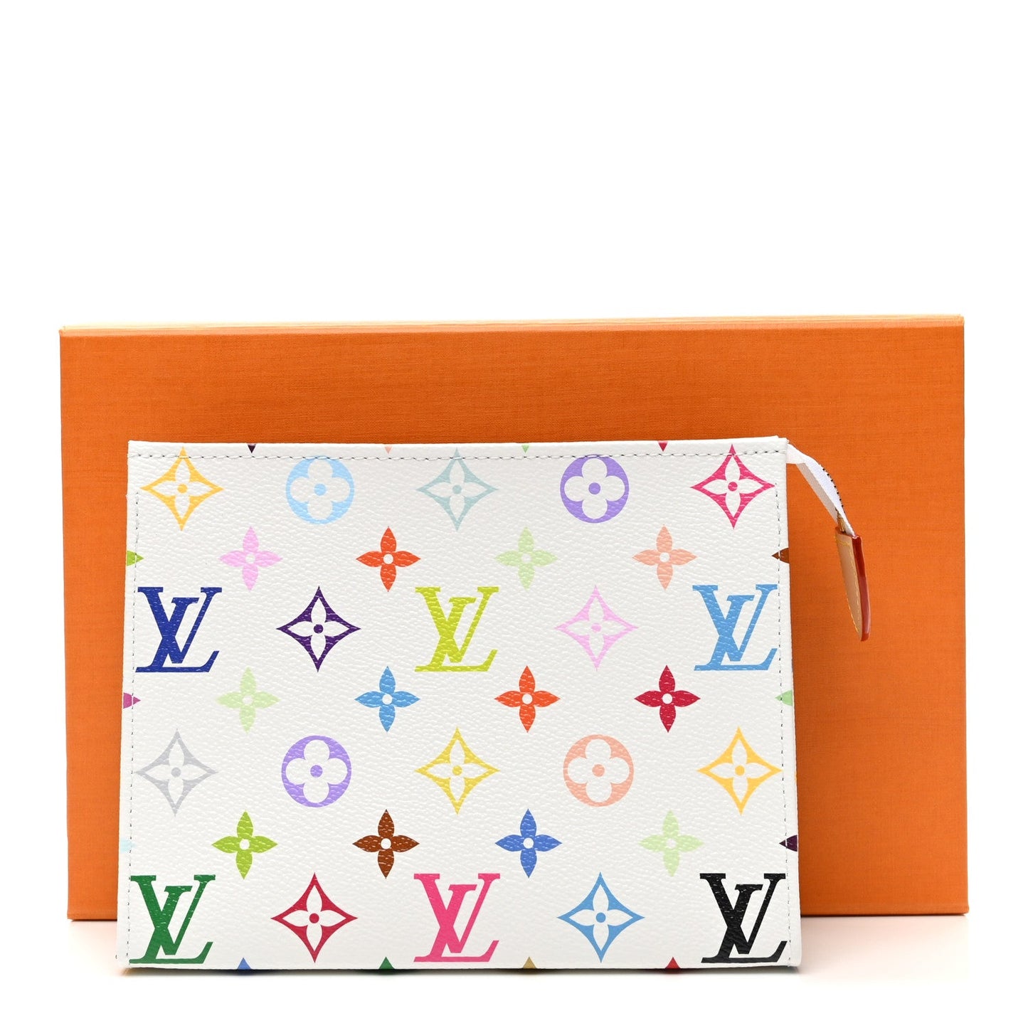 LV X TM Monogram Multicolor Toiletry Pouch 19 White