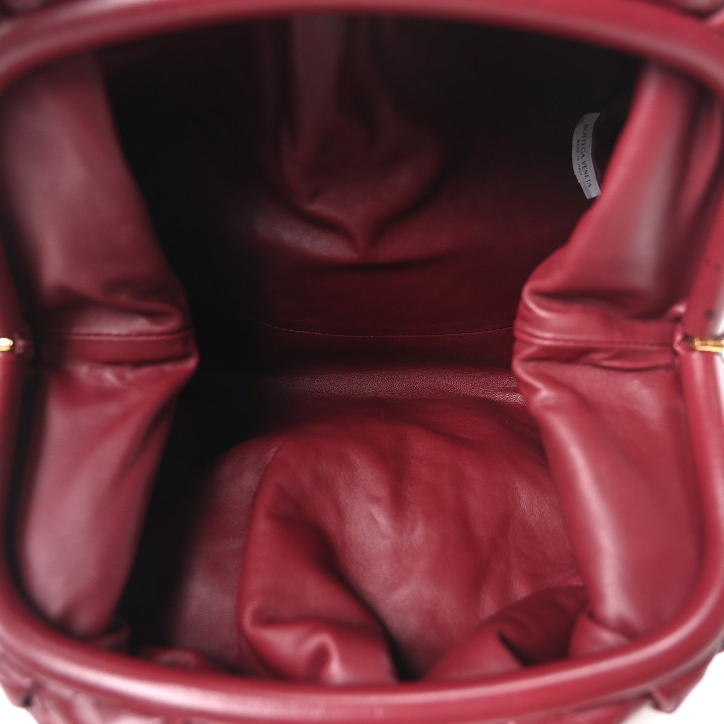 Nappa Maxi Intrecciato The Pouch Oversized Clutch Bordeaux