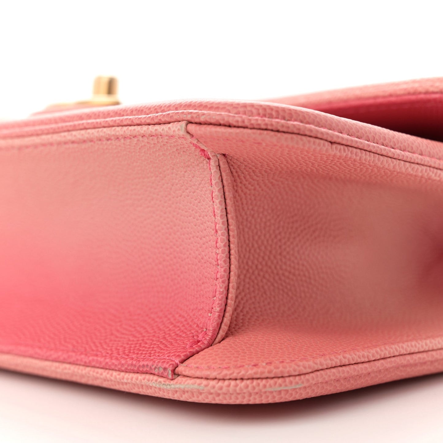 Caviar Quilted Small Sunset On The Sea Flap Coral