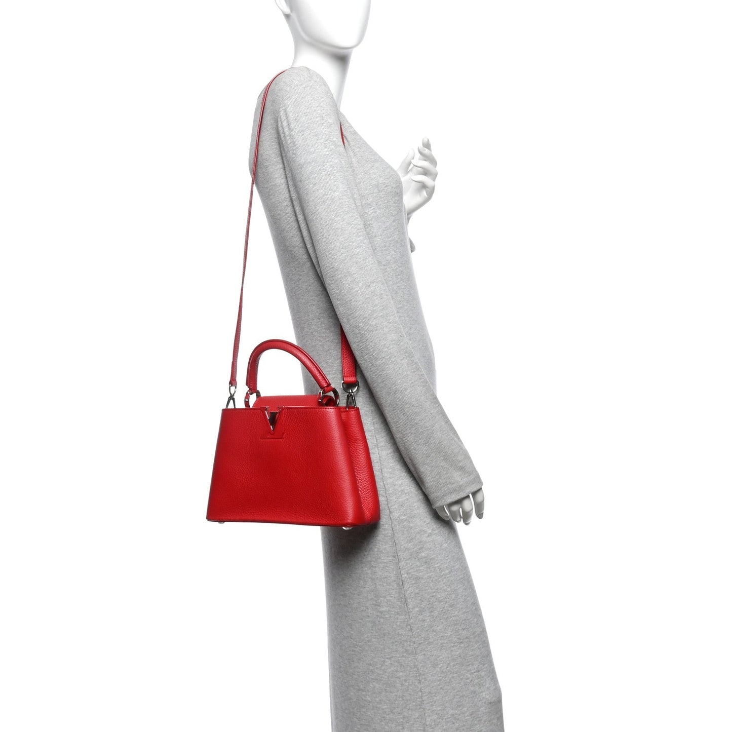 Taurillon Capucines BB Scarlet Red