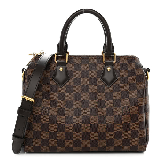 Damier Ebene Speedy Bandouliere 25