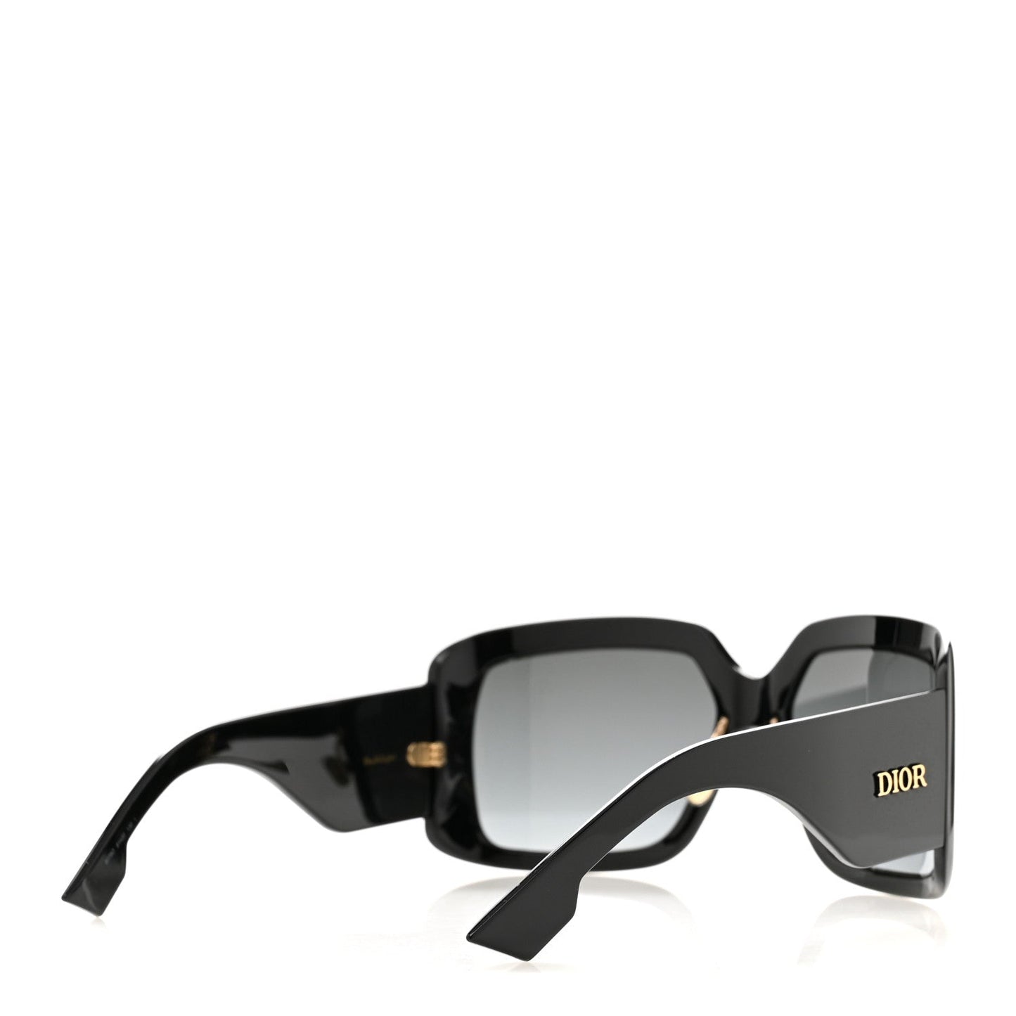 Acetate Dior SoLight2 Square Sunglasses Black