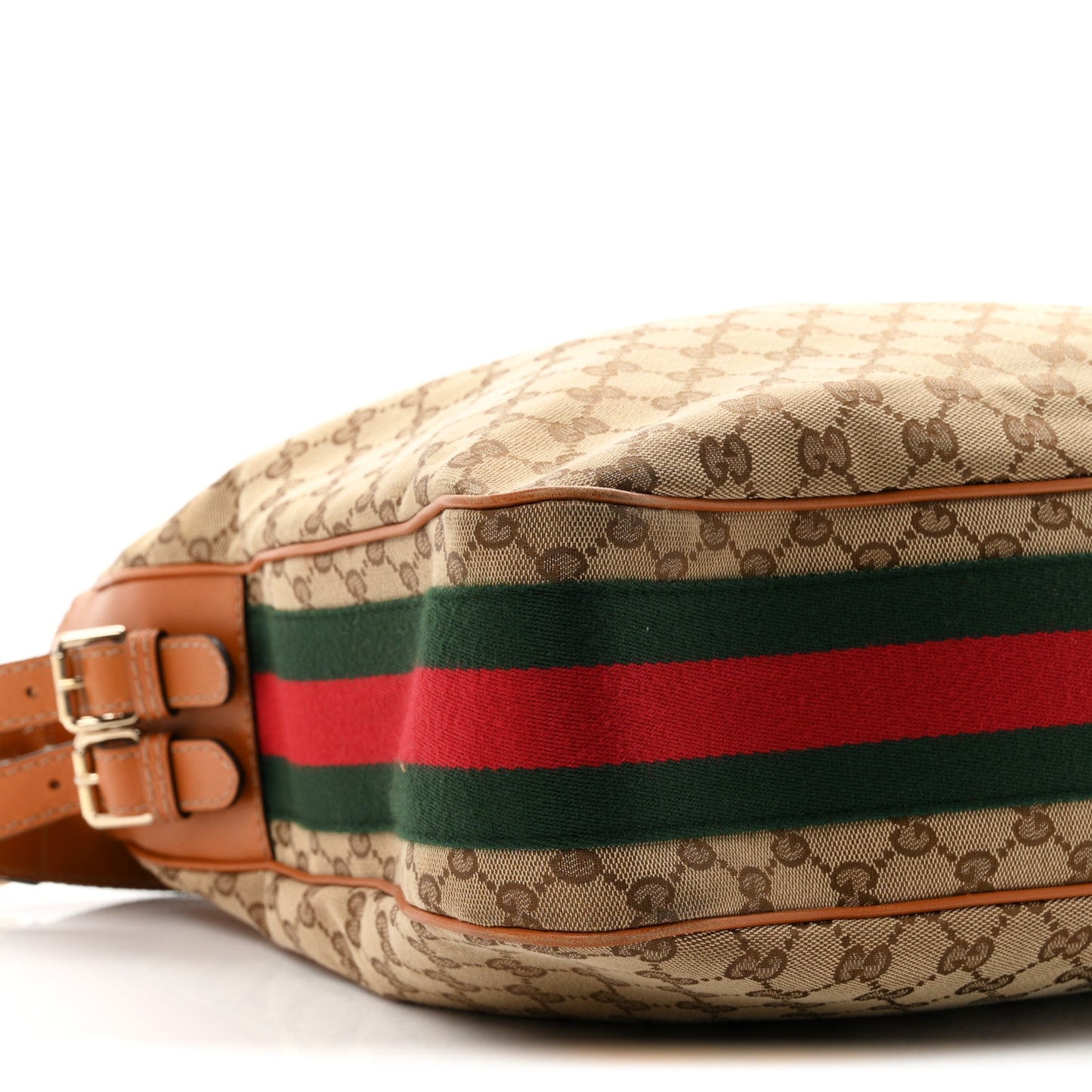 Monogram Medium Heritage Shoulder Bag Light Tobacco