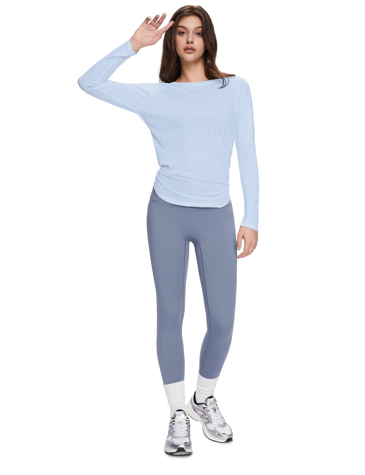 Workout Long Sleeve Tops Lightweight - UV Protection