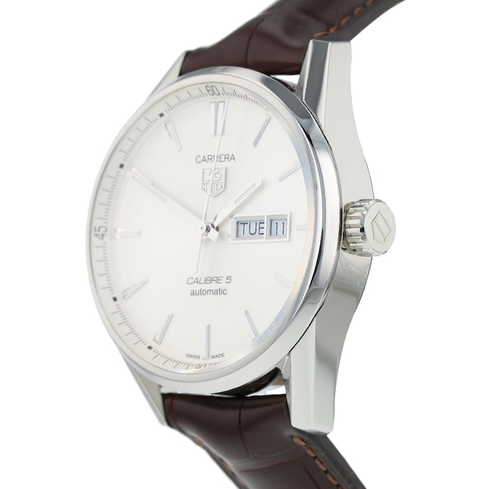 Tag Heuer Carrera Silver Dial Watch for Men - WAR201B.FC6291