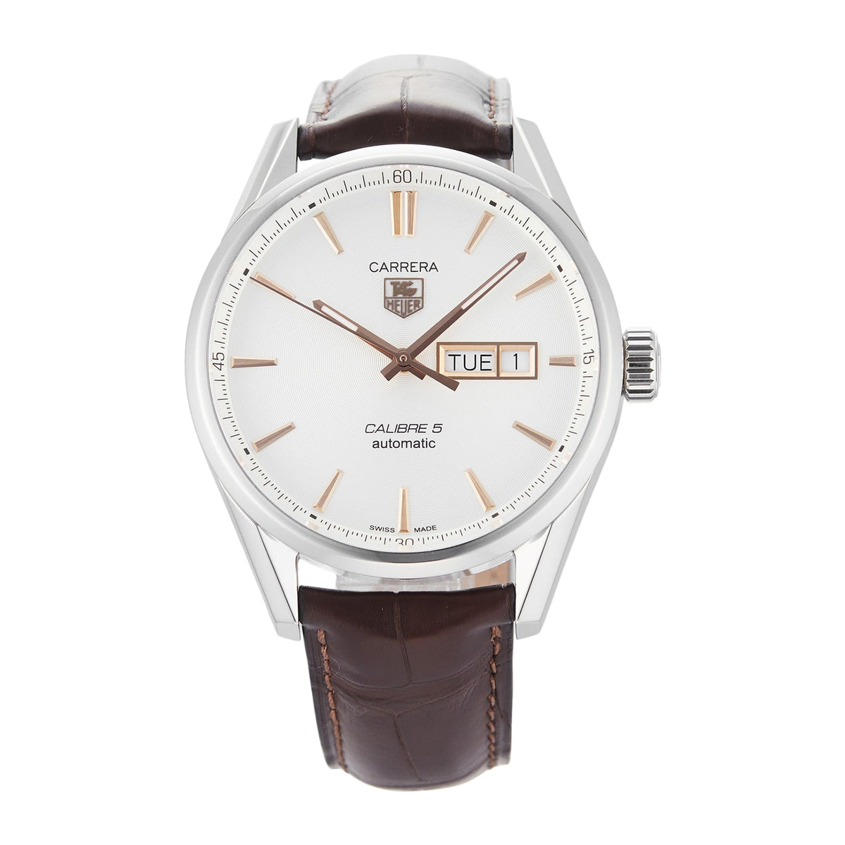 Tag Heuer Carrera White Dial Watch for Men - WAR201D.FC6291