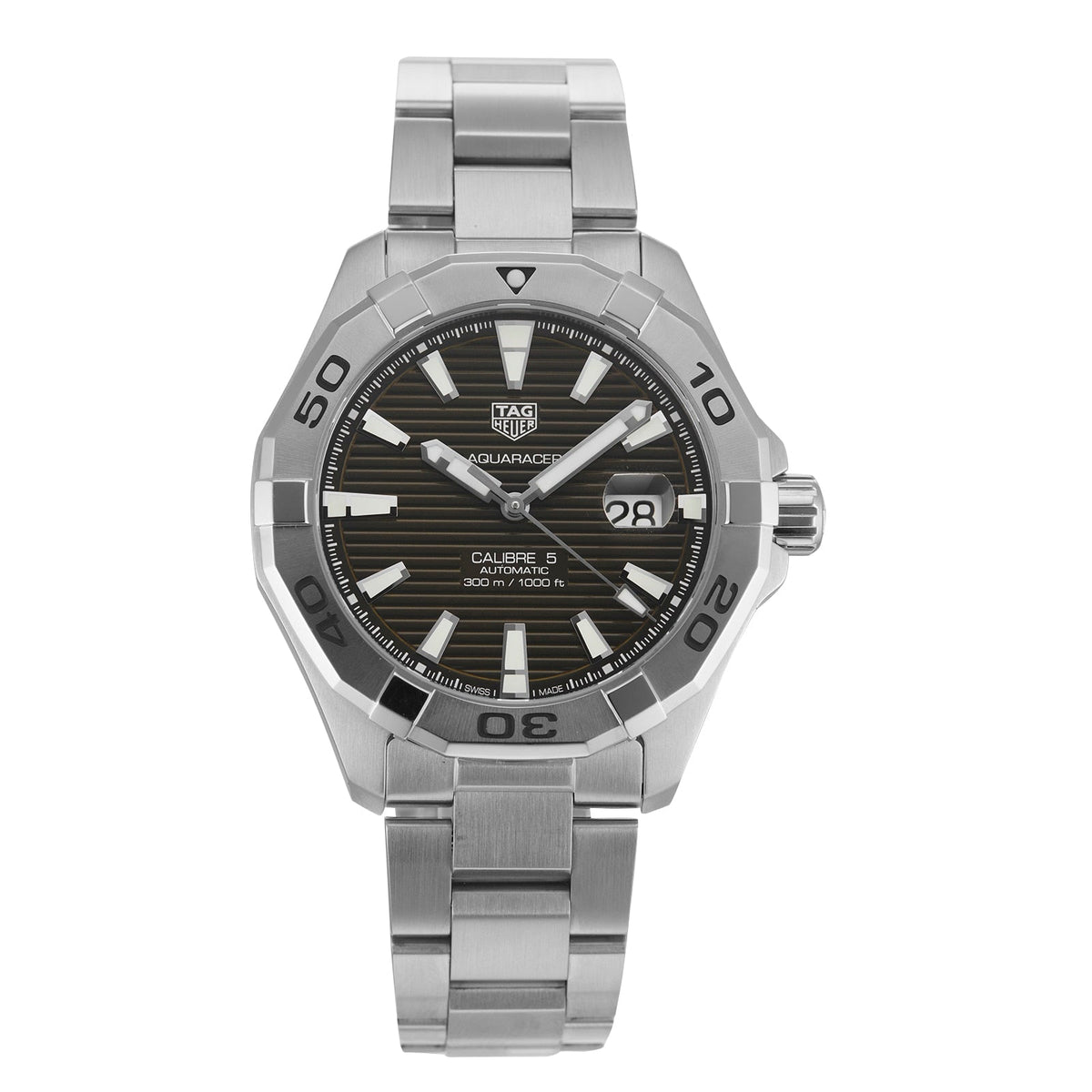 Tag Heuer Aquaracer Sunray Brown Dial Watch for Men - WAY2018.BA0927
