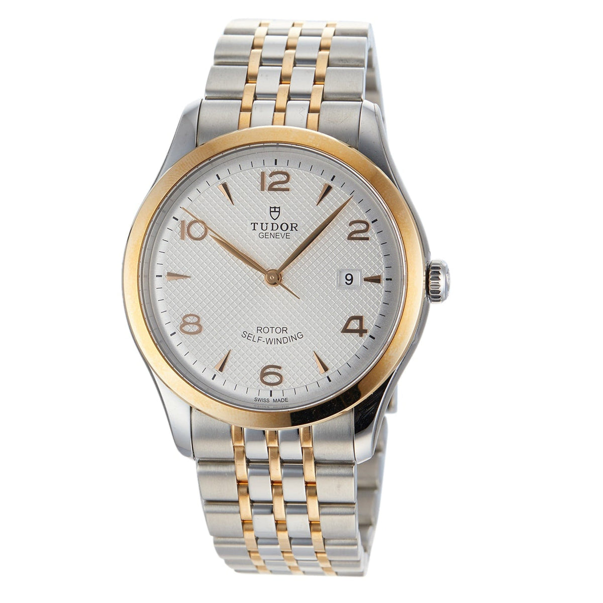 Tudor 1926 Automatic Silver Dial Two Tone Steel Strap Watch for Men - M91651-0001